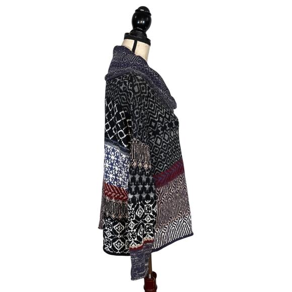 Free People Favorite Patchwork Cowlneck Sweater    Size: S - Picture 3 of 5